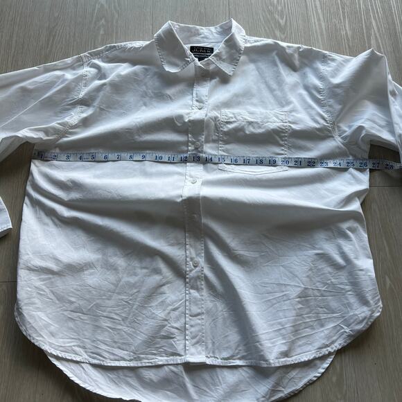 J. Crew White Oversized Button-Down, Etienne, M - Picture 5 of 12